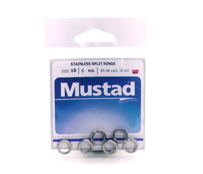 Mustad Saltism Split Ring, Size: 0