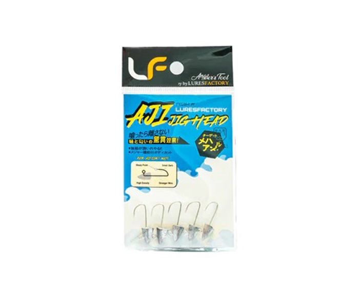 LURE FACTORY AJI HOOK ARROW JIG HEAD | 0.9g-2.5g | 5pcs