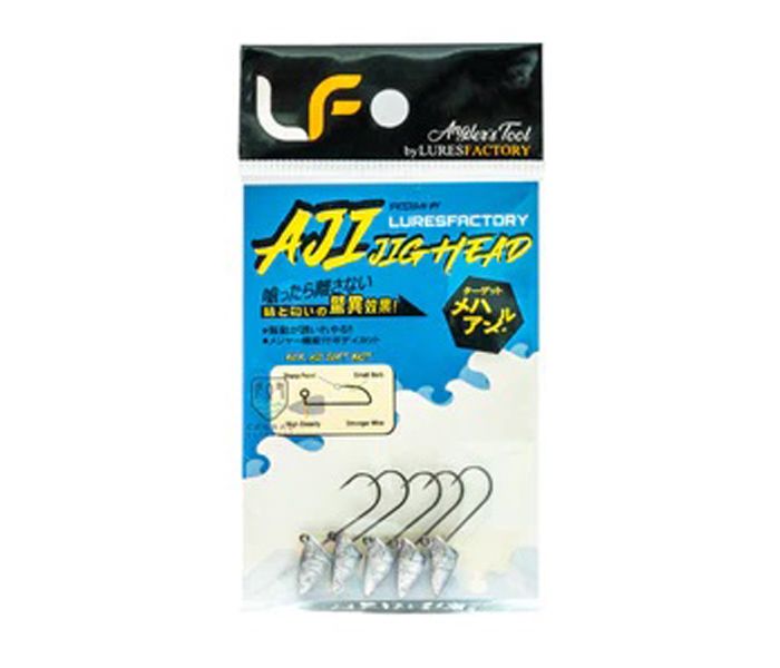 LURE FACTORY AJI HOOKCHILI JIG HEAD | 1.5g-2g | 5pcs