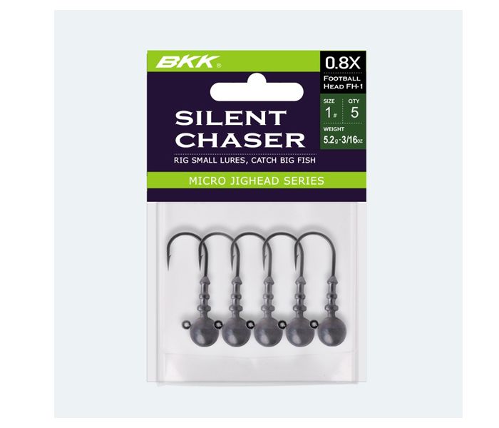 BKK  SILENT CHASER FOOTBALL-HEAD JIG HEAD