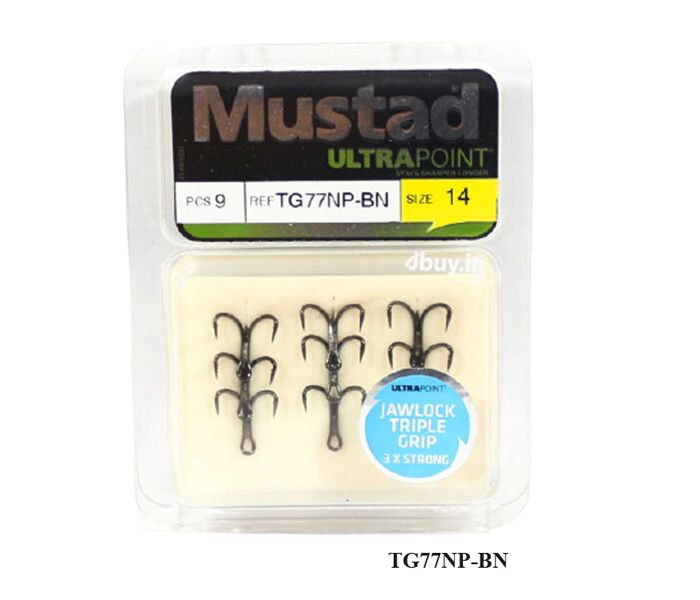 MUSTAD ULTRA POINT JAWLOCK TRIPLE GRIP TG77NP-BN