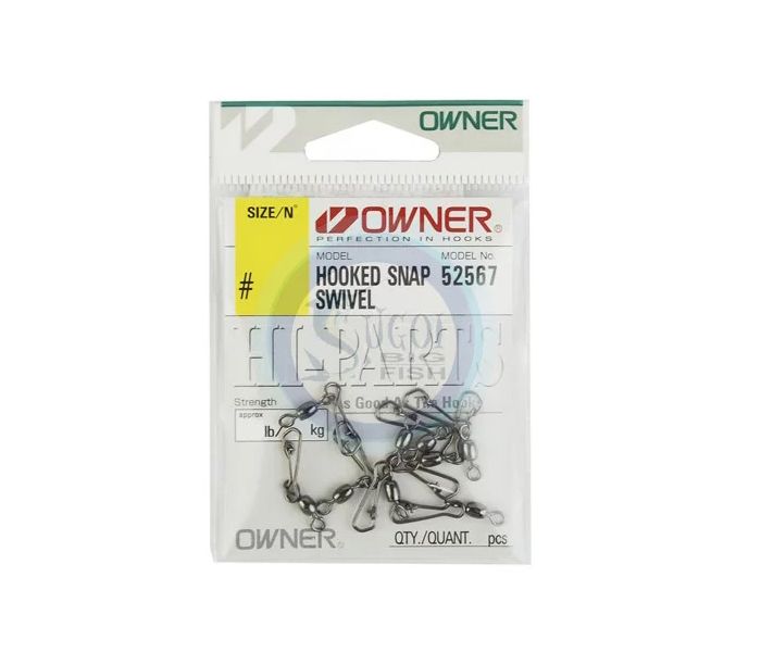 Owner Hooked Snap Swivel 52567
