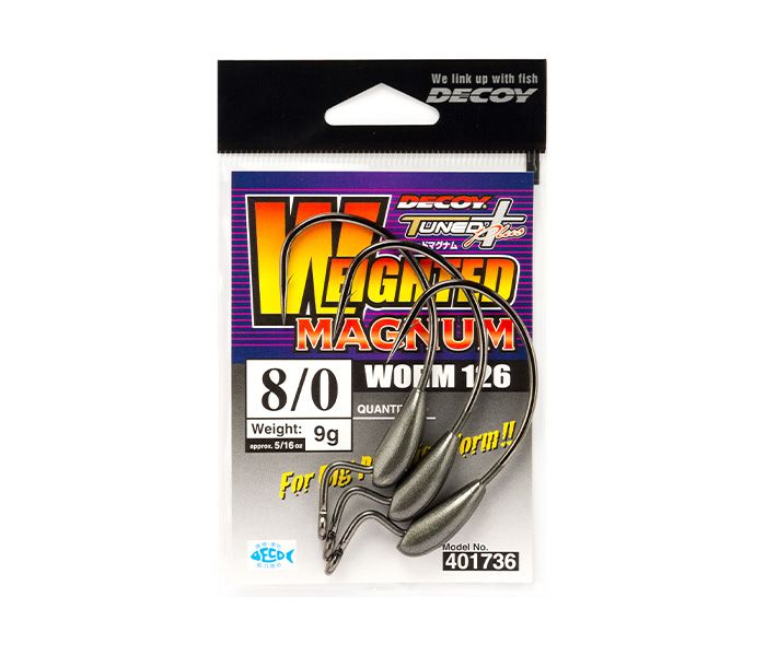 Decoy Worm 126 Weighted Magnum Hook
