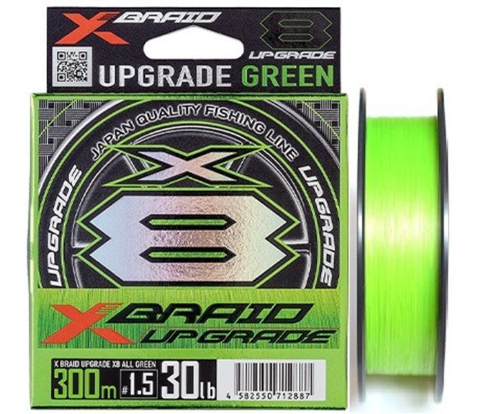 YGK X-Braid Upgrade X8 All Green 300m