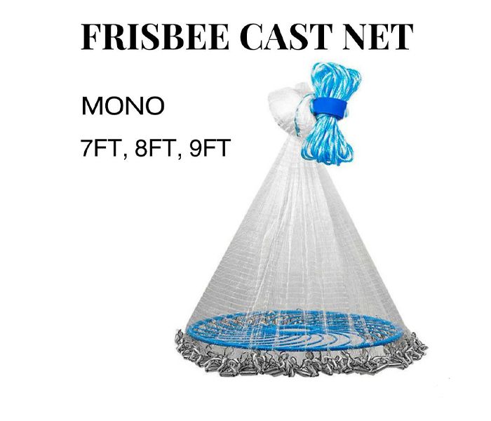 TERRY CASTNET WITH FRISBEE-MONO