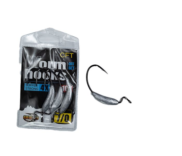 ORGIN Worm Hooks Off Set Super Strong 4X