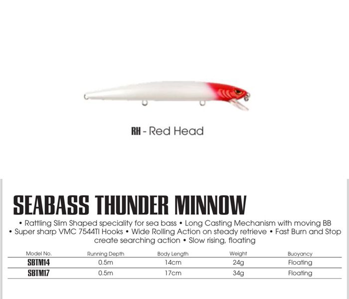 STORM SEA BASS THUNDER MINNOW 17