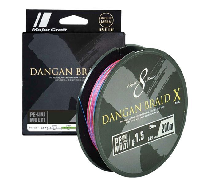 MAJORCRAFT NEW DANGAN BRAID X 200Mtr